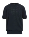 Alpha Studio Man Sweater Midnight Blue Size 44 Cotton, Polyester