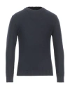 Alpha Studio Man Sweater Midnight Blue Size 44 Merino Wool