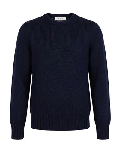 Alpha Studio Man Sweater Midnight Blue Size 44 Wool, Polyamide, Alpaca Wool