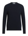 Alpha Studio Man Sweater Midnight Blue Size 44 Wool, Viscose, Polyamide, Cashmere In Blue