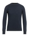 Alpha Studio Man Sweater Midnight Blue Size 46 Cotton, Cashmere