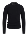 Alpha Studio Man Sweater Midnight Blue Size 46 Wool, Polyamide, Cashmere, Elastane