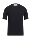Alpha Studio Man Sweater Midnight Blue Size 44 Cotton, Polyester