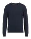 Alpha Studio Man Sweater Midnight Blue Size L Viscose, Nylon, Wool, Cashmere, Polyester