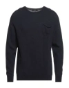 Alpha Studio Man Sweater Midnight Blue Size L Viscose, Nylon, Wool, Cashmere, Polyester In Blue
