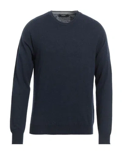 Alpha Studio Man Sweater Midnight Blue Size M Viscose, Nylon, Wool, Cashmere, Polyester