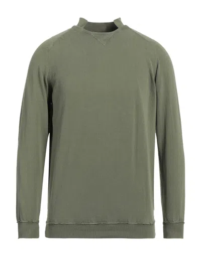 Alpha Studio Sweaters In Green