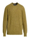 Alpha Studio Man Sweater Military Green Size 42 Wool
