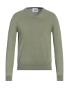 Alpha Studio Man Sweater Military Green Size 44 Cotton