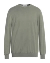 Alpha Studio Man Sweater Military Green Size 44 Cotton