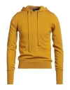 Alpha Studio Man Sweater Mustard Size 42 Merino Wool