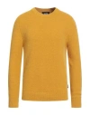 Alpha Studio Man Sweater Mustard Size 44 Alpaca Wool, Recycled Polyamide, Viscose, Polyamide, Elasta In Yellow