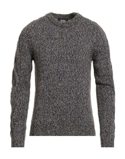 Alpha Studio Man Sweater Navy Size 42 Wool, Recycled Polyamide, Alpaca Wool