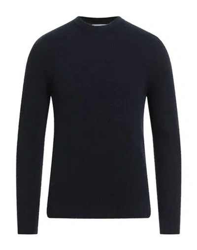 Alpha Studio Man Sweater Navy Size 44 Wool, Polyamide, Cashmere, Elastane