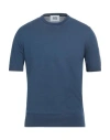 Alpha Studio Man Sweater Navy Size 46 Cotton