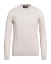 Alpha Studio Man Sweater Off White Size 40 Merino Wool