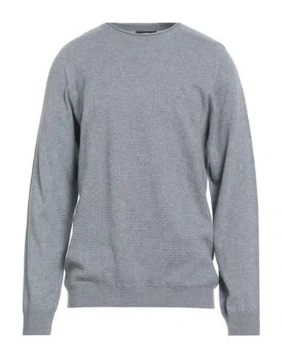ALPHA STUDIO ALPHA STUDIO MAN SWEATER PASTEL BLUE SIZE S VISCOSE, NYLON, WOOL, CASHMERE, POLYESTER