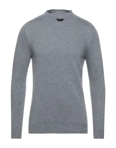 Alpha Studio Sweaters In Blue