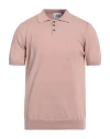 Alpha Studio Man Sweater Pink Size 42 Cotton