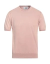 Alpha Studio Man Sweater Pink Size 48 Cotton