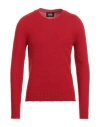 Alpha Studio Man Sweater Red Size 40 Wool