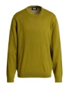 Alpha Studio Man Sweater Sage Green Size 38 Wool