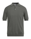 Alpha Studio Man Sweater Sage Green Size 42 Cotton