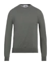 Alpha Studio Man Sweater Sage Green Size 46 Cotton