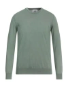 Alpha Studio Man Sweater Sage Green Size 48 Cotton