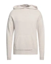 Alpha Studio Man Sweater Sand Size 40 Recycled Wool, Viscose, Recycled Polyamide, Recycled Cashmere In Beige