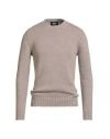 Alpha Studio Man Sweater Sand Size 44 Cashmere In Neutral
