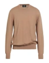 Alpha Studio Man Sweater Sand Size 44 Cotton