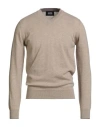 Alpha Studio Man Sweater Sand Size 48 Geelong Wool