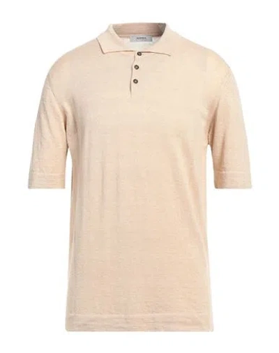 Alpha Studio Man Sweater Sand Size 50 Linen, Cotton In Beige