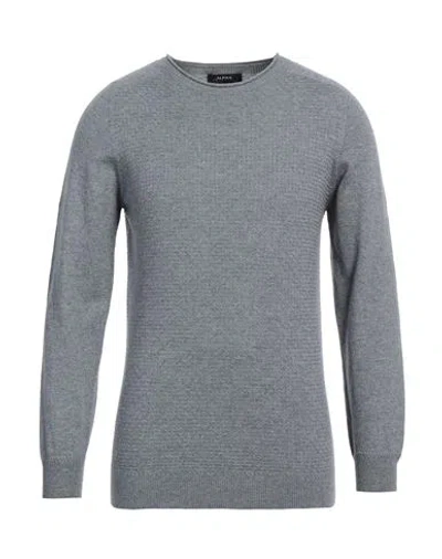 Alpha Studio Man Sweater Sky Blue Size 42 Viscose, Nylon, Wool, Cashmere, Polyester