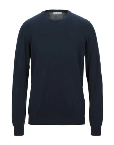 Alpha Studio Sweaters In Blue