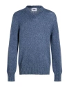 Alpha Studio Man Sweater Slate Blue Size 42 Wool, Polyamide, Alpaca Wool