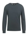 Alpha Studio Man Sweater Slate Blue Size 44 Merino Wool