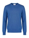 Alpha Studio Man Sweater Slate Blue Size 46 Merino Wool