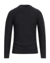 Alpha Studio Man Sweater Steel Grey Size 46 Merino Wool In Grey