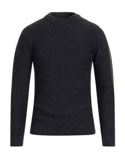 Alpha Studio Man Sweater Steel Grey Size 46 Merino Wool