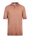 Alpha Studio Man Sweater Tan Size 44 Cotton