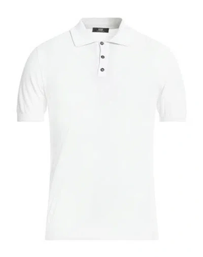Alpha Studio Man Sweater White Size 38 Cotton