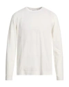 Alpha Studio Man Sweater White Size 40 Cotton, Polyester
