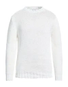 Alpha Studio Man Sweater White Size 42 Polyester, Polyamide