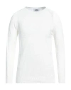 Alpha Studio Man Sweater White Size 42 Acrylic, Baby Alpaca Wool, Wool