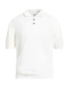 Alpha Studio Man Sweater White Size 44 Cotton