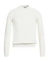 Alpha Studio Man Sweater Cream Size 44 Cotton In White