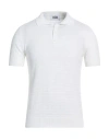Alpha Studio Man Sweater White Size 44 Cotton, Polyester