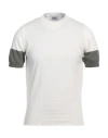 Alpha Studio Man Sweater White Size 46 Cotton In White